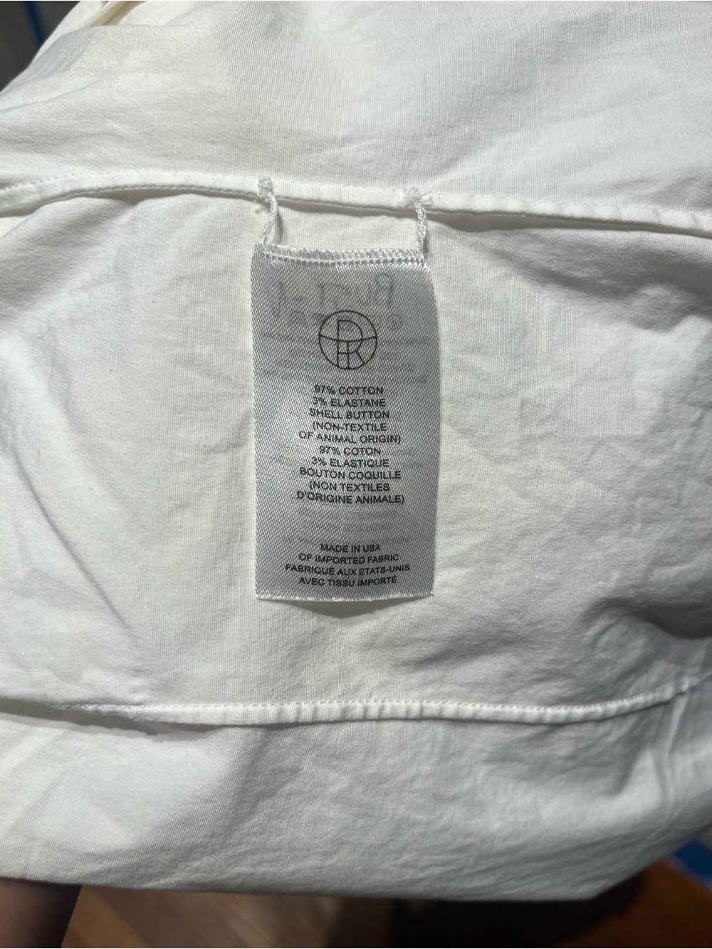 The Row Classic White Short-Sleeve Button-Down Shirt - Picture 8 of 8